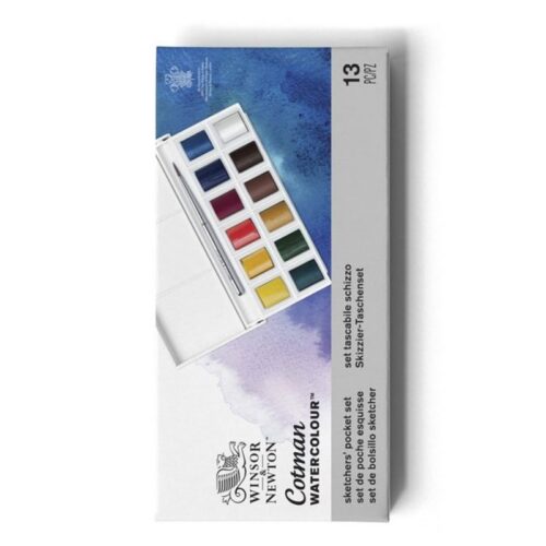 Boite aquarelle cotman de 12 1/2 godets Winsor & Newton