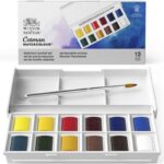 Boite aquarelle cotman de 12 1/2 godets Winsor & Newton