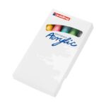 Boite de 5 marqueurs acrylique peinture E-5100 basic - Edding