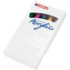 Boite de 5 marqueurs acrylique peinture E-5100 basic - Edding