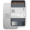 Boîte métal de 12 crayons assortis crayon graphite - Winsor & Newton