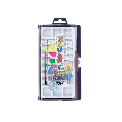 COFFRET de 07 tubes de peinture à la gouache12ML - Toy Color Coffret de 7 Tubes de Peinture à la Gouache 12ML - Toy Color