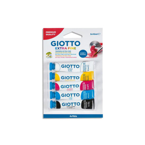 Coffret de 5 tubes gouache extra fine-Giotto