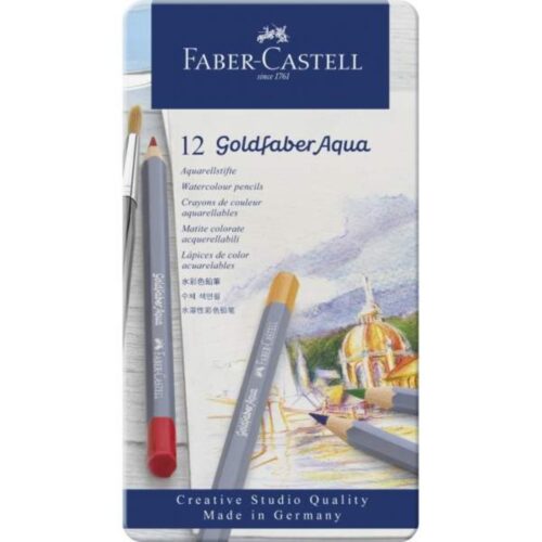 Crayon de couleur aquarelle 12 pièces Goldfaber Aqua - Faber Castell