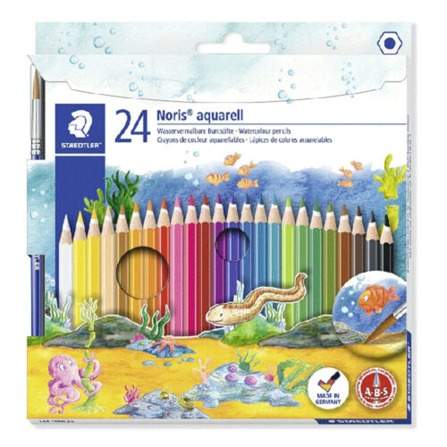 Crayon de couleur aquarelle 24 pièces Staedtler