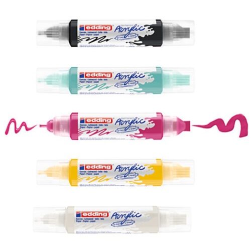 Feutre Marqueur Acrylique Acrylic 3D Double Liner - Edding
