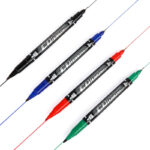 Gxin G-107A double tête double pointe marqueur permanent CD/DVD à base d'huile lisse écriture alcool marqueur permanent pour les entreprises