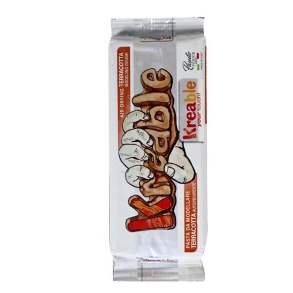 Pate argile 500g Marron kréable