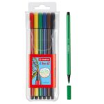 Pack de 6 stylos feutre pen 68 - Stablio