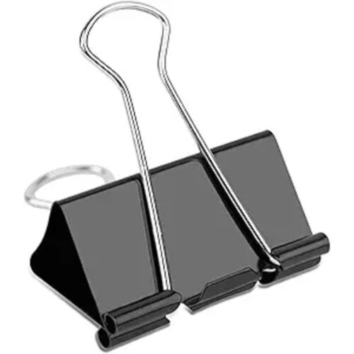Pince métallique Noir de papier [19mm/21mm/41mm/51mm] - Binder Clips