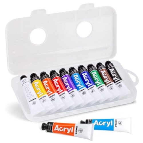 Coffret 10 tube acrylique 18ml - Primo
