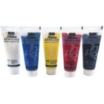 Coffret de 5 tubes couleurs primaires de 100ml - Pébéo