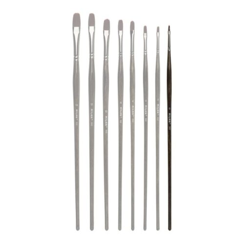 Pinceau poils synthétiques langue de chat à manche ergonomique série 842