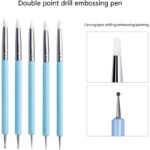 Set de 5 outils d'indentation d'argile en Silicone