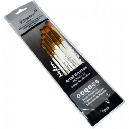 Set de 6 Pinceaux langue de chat - Giorgione