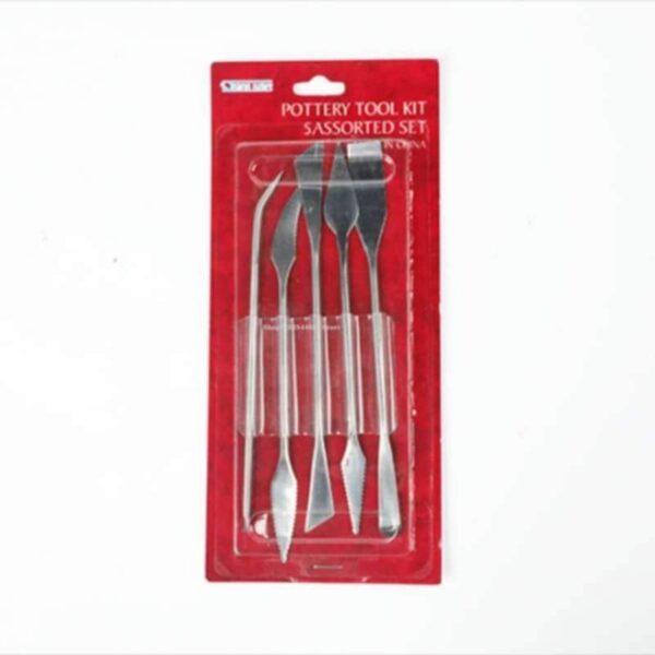 Set de 5 Outils de Poterie en Métal