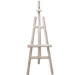 Chevalet de peinture en bois rouge 180cm