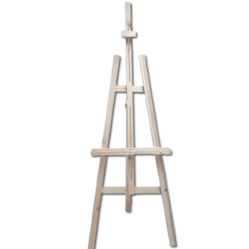 Chevalet de peinture en bois rouge 180cm