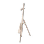 Chevalet de Peinture en Bois Rouge pour enfant 100cm