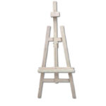 Chevalet de Peinture en Bois Rouge 130cm