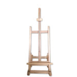 Chevalet de Table en Bois Rouge