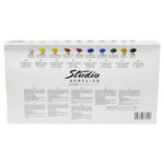 Coffret de 10 Tubes Studio Acrylics 20 ml & Pinceau