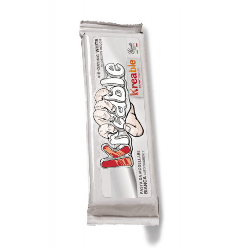 Pate argile 1kg Blanche kréable