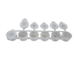 Mini Pot de Peinture Vide  Plastique Transparent 10ml en avec Couvercle pour Peinture