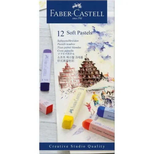 Boîte 12 Pastels Tendres-Faber-Castell