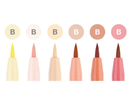 Pochette De 6 Feutres Pitt Artist Pen Brush ton Chair  – Faber Castell