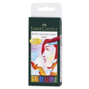 pochette-de-6-feutres-pitt-artist-pen-brush-ton-basic-faber-castell_3_800x800 Pochette De 6 Feutres Pitt Artist Pen Brush ton Basic - Faber Castell