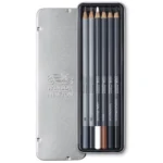 Ensemble de 6 crayons à dessin -WINSOR AND NEWTON