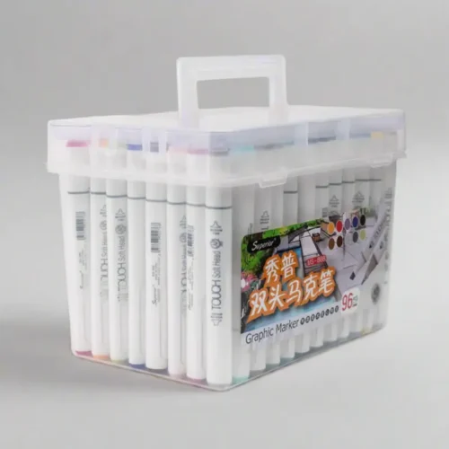 boite de 96 Marqueurs à alcool double pointe – Superior Art Markers – Touch