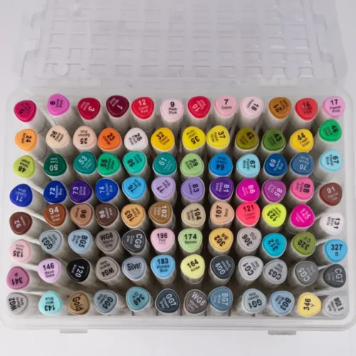 boite de 96 Marqueurs à alcool double pointe – Superior Art Markers – Touch