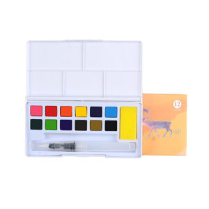 H37eba237102949fe95125a65cc519aa4p Boite aquarelle en plastique giorgione 12couleurs + Pinceau réservoire