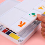 Boite aquarelle en plastique giorgione 24couleurs +2 Pinceau réservoire