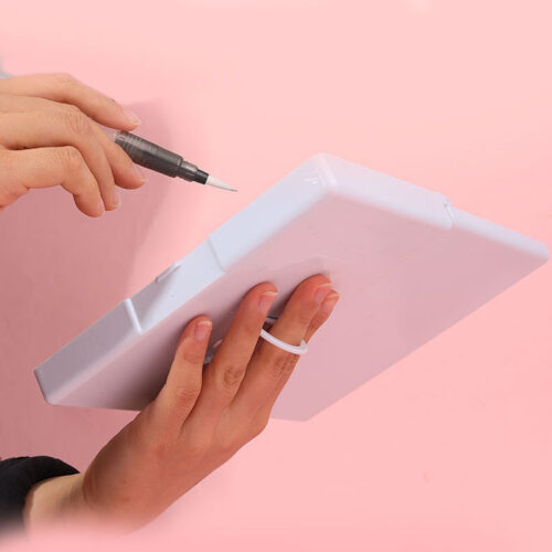 Boite aquarelle en plastique giorgione 48 couleurs +1Pinceau réservoire + 1 pinceaux rond