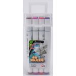 boite de 12 Marqueurs à alcool double pointe – Superior Art Markers – Touch