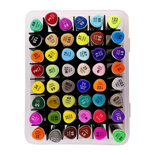 boite de 48 Marqueurs à alcool double pointe – Superior Art Markers – Touch